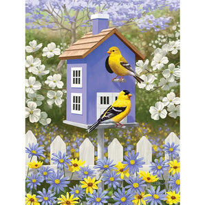 Goldfinch Garden Home Jigsaw Puzzle