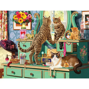 Cats Dressing Table Jigsaw Puzzle