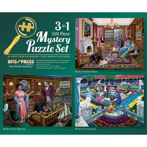 Murder Mystery 3in1 MultiPack Puzzle Set