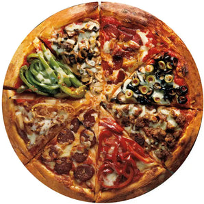 Pizza Pie Round Collage Puzzle