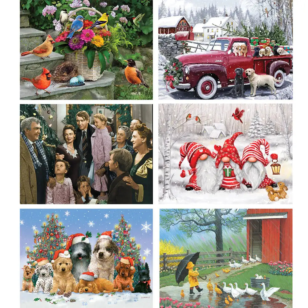 Set of 6 BestSelling Artist Puzzles Bits and Pieces Canada