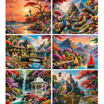 Set of 6 : Yuri Khrushch Spring Jigsaw Puzzles