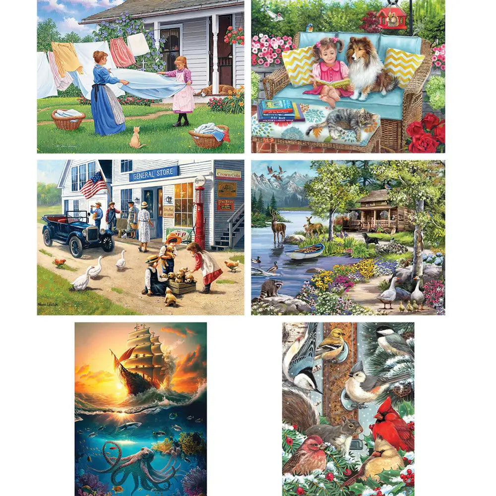 Set of 6 Best Selling Winter Treasures Bits and Pieces Canada