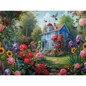 Blooming Oasis Jigsaw Puzzle