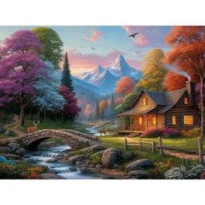Mountain Serenity Jigsaw Puzzle