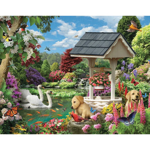 Puppy Paradise Jigsaw Puzzle