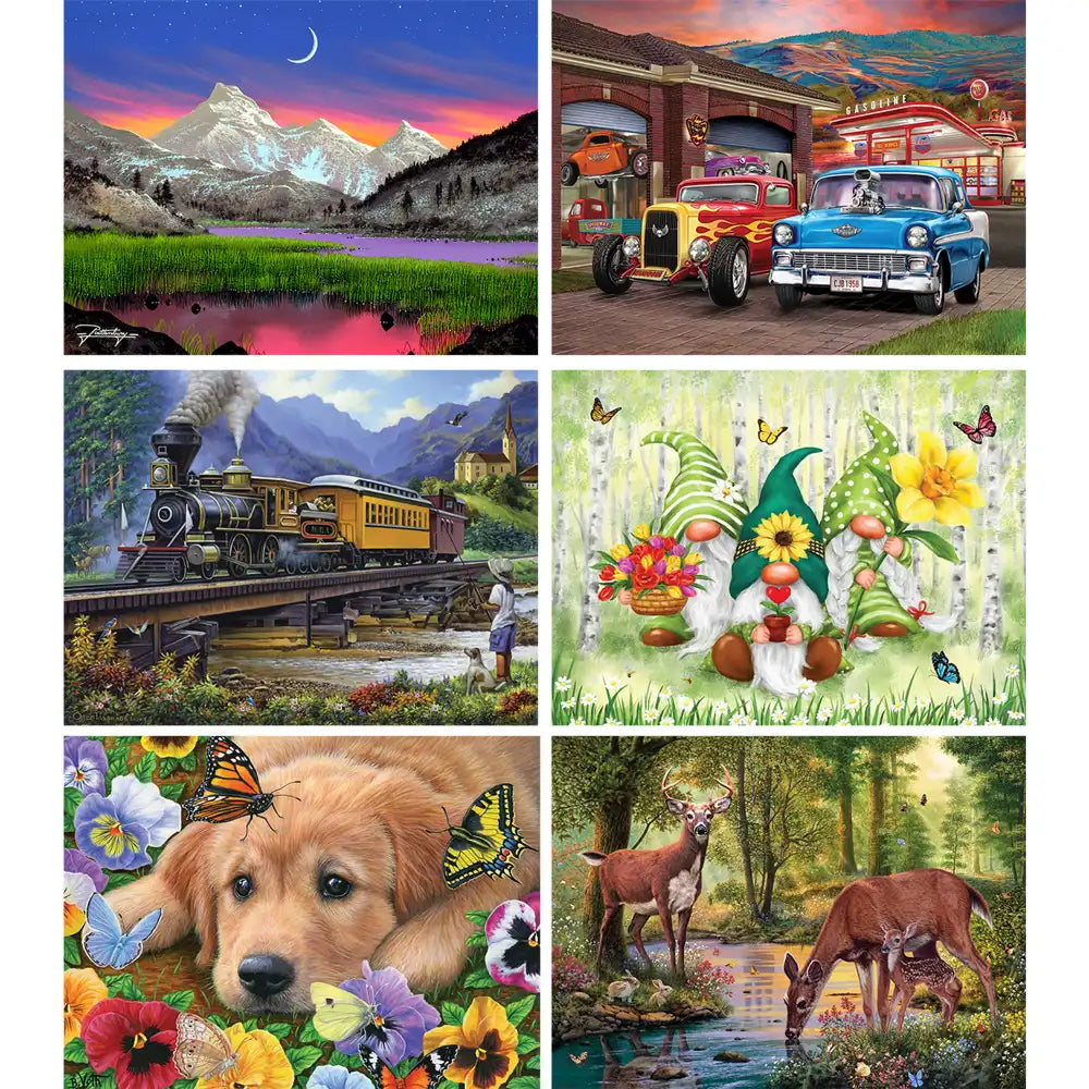 Set of 6 Spring Artist Puzzles Bits and Pieces Canada