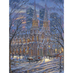 Saint Patricks Cathedral Glitter Jigsaw Puzzle