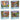 Set of 4 Steve Sundram Jigsaw Puzzles