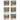 Set of 6 Bonnie White Jigsaw Puzzles