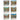Set of 6 Bonnie White Jigsaw Puzzles