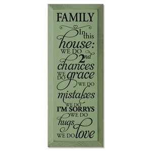 Family Wooden Wall Plaque