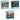 Set of 3 John Zaccheo Jigsaw Puzzles