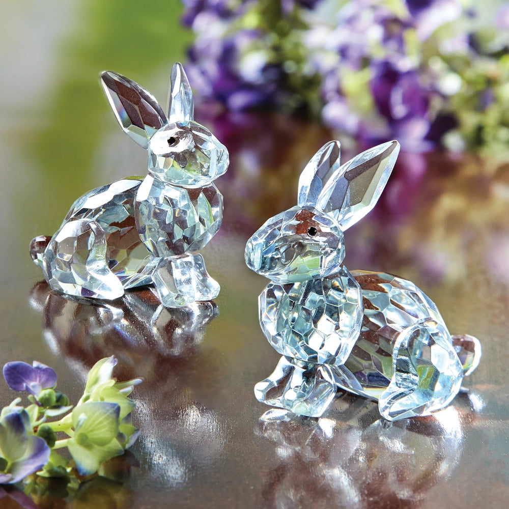 Pink Crystal Rabbit Crystal Bunny Rabbit | Bits and Pieces Canada