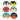 Set Of 6 Bird Coasters