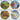 Set of 4 Roundabout Americana Puzzle Collection