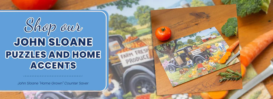 Shop our John Sloane puzzles and Home Accents